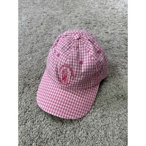 124th US Open Tennis Gingham Checkered Pink White Hat‎ Trucker Pinehurst Plaid